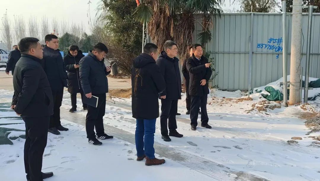 通许县政府调研工作组莅临通许·云顶集团幸福滙项目调研考察